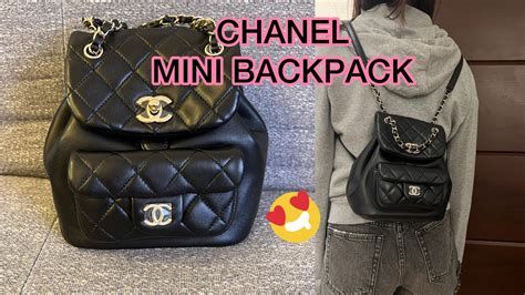 chanel duffle bag|Chanel backpack 2022.